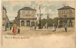 Mülhausen - Place Du Nouveau Qurtier - Litho - Mulhouse