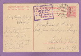 ENTIER POSTAL AVEC CACHET " CASTAGNOLA ". - Postwaardestukken