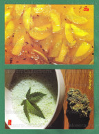 INDIA 2023 Inde Indien - INDIAN CUISINES Picture Post Card - Raw Mango Chutney & Bhang Lassi - Postcards, Food - Ricette Di Cucina