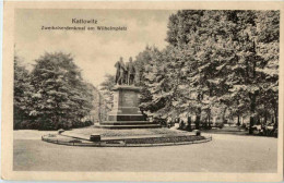 Kattowtiz - Zweikaiserdenkmal Am Wilhelmplatz - Schlesien