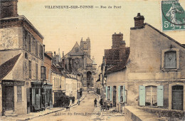 89-VILLENEUVE SUR YONNE-RUE DU PONT-N°2049-B/0113 - Villeneuve-sur-Yonne