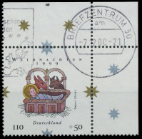 BRD BUND 1999 Nr 2085 Gestempelt ECKE-ORE X55267A - Used Stamps