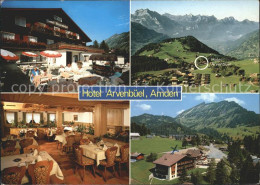 11877368 Amden SG Hotel Arvenbueel Terrasse Gastraum Panorama Betlis - Sonstige & Ohne Zuordnung