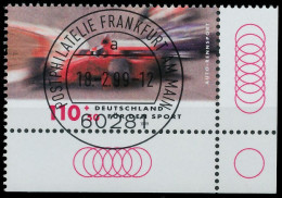 BRD BUND 1999 Nr 2032 Zentrisch Gestempelt ECKE-URE X552A42 - Used Stamps