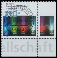 BRD BUND 1999 Nr 2038 Zentrisch Gestempelt ECKE-URE X552A4E - Oblitérés