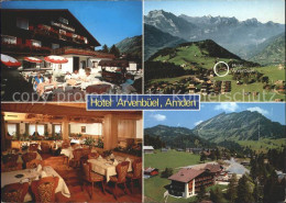 11877334 Amden SG Hotel Arvenbueel Terrasse Gaststube Panorama Betlis - Sonstige & Ohne Zuordnung