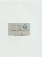 N° 60a, Type Cérès De 1873, Timbre Denté De MIRAMBEAU Pour BORDEAUX, Voir Scans - 1849-1876: Klassieke Periode