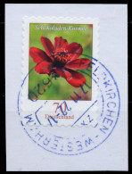 BRD BUND DS BLUMEN Nr 3197 Zentrisch Gestempelt Briefstück X55827A - Usati