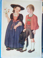 COSTUMI COSTUMES TRACHTEN TRAJES DI SARENTINO SARNTALER . ILLUSTRATA  GRETL KARASEK VB1952 JV6411 - Bolzano (Bozen)