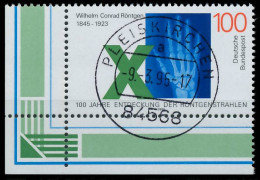 BRD BUND 1995 Nr 1784 Zentrisch Gestempelt ECKE-ULI X56B0A6 - Used Stamps