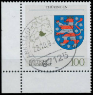 BRD BUND 1994 Nr 1716 Zentrisch Gestempelt ECKE-ULI X56F3AA - Used Stamps