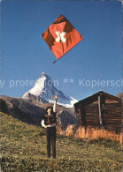 11877151 Zermatt VS Fahnenschwinger Matterhorn  - Other & Unclassified