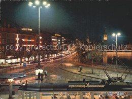 11877150 Zuerich Bei Nacht Centralplatz Und Limmatquai Zuerich - Autres & Non Classés