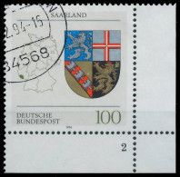 BRD BUND 1994 Nr 1712 Gestempelt FORMNUMMER 2 X56F53A - Used Stamps