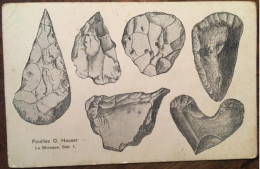 Cpa 24 Dordogne, LE MOUSTIER, Fouilles O.Hauser, La Micoque Stat 1, Non écrite - Other & Unclassified