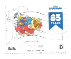 (REPUBBLICA ITALIANA) 2019, PAPERINO - 1 Francobollo Usato - 2011-20: Gebraucht