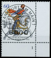 BRD BUND 1991 Nr 1504 Zentrisch Gestempelt FORMNUMMER 1 X575B8E - Gebruikt