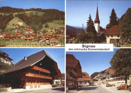 11875413 Signau Totalansicht Dorfpartien Mit Kirche Signau - Autres & Non Classés