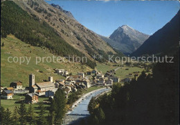 11875391 Saas Grund Panorama Mit Mittelgrat Saas-Grund - Other & Unclassified