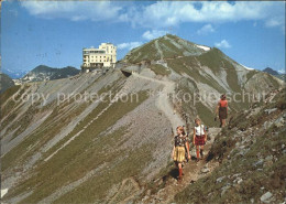 11875274 Davos GR Bergrestaurant Jakobshorn Wanderer Davos Platz - Sonstige & Ohne Zuordnung