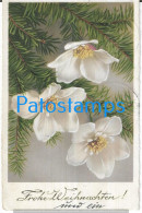 228006 ART ARTE TREE & FLOWER GERMANY CANCEL TEMATICO CIRCULATED TO CHILE POSTAL POSTCARD - Zonder Classificatie