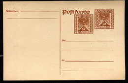 Postkarte P256 Postfrisch 1922 Kat.5,00 € - Briefkaarten