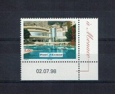MONACO 1998 Y&T N° 2171 Coin Daté NEUF** - Unused Stamps
