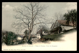 38 - POMARAY - ROUTE DES CHARMETTES - CARTE COLORISEE - Autres & Non Classés