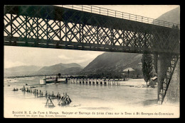 38 - ST-GEORGES-DE-COMMIERS - BAJOYER ET BARRAGE DE PRISE D'EAU SUR LE DRAC - Sonstige & Ohne Zuordnung