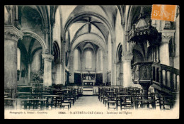 38 - ST-ANDRE-LE-GAZ - INTERIEUR DE L'EGLISE - Saint-André-le-Gaz