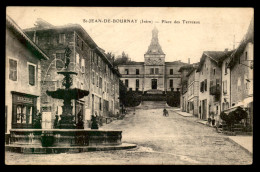 38 - ST-JEAN-DE-BOURNAY - PLACE DES TERREAUX - Saint-Jean-de-Bournay