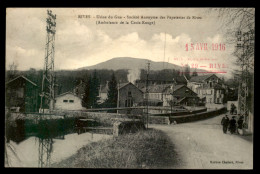 38 - RIVES - USINE DU GUA - SOCIETE DES PAPETERIES DE RIVES - AMBULANCE DE LA CROIX-ROUGE - GUERRE 14/18 - Autres & Non Classés