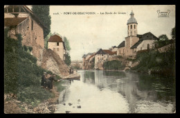 38 - PONT-DE-BEAUVOISIN - LES BORDS DU GUIERS - PECHE A LA LIGNE - Other & Unclassified