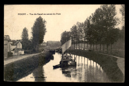 51 - POGNY - PENICHE A VOILE ANNA SUR LE CANAL EN AMONT DU PONT - Other & Unclassified