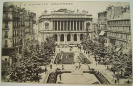 CPA Circa 1920 - MARSEILLE La Place De La Bourse - BE - Canebière, Centro