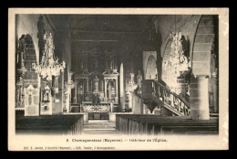 53 - CHAMPGENETEUX - INTERIEUR DE L'EGLISE - Other & Unclassified