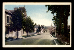 53 - PRE-EN-PAIL - LA GRAND'RUE - CARTE COLORISEE - Pre En Pail