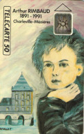 France French Telecarte Phonecard PRIVEE PUBLIQUE EN116a Rimbaud Tableau De Naveaux Peintre Peinture Poete Litteratur BE - 50 Unità  