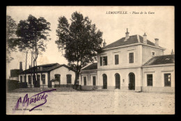 55 - LEROUVILLE - PLACE DE LA GARE - EDITEUR CATEUX - Lerouville