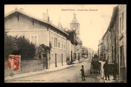 55 - LEROUVILLE - GRANDE RUE NATIONALE - EDITEUR THENOT - Lerouville