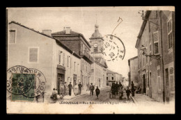 55 - LEROUVILLE - RUE NATIONALE - L'EGLISE - Lerouville