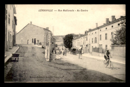 55 - LEROUVILLE - RUE NATIONALE - AU CENTRE - EDITEUR PAPETERIE LORRAINE - Lerouville