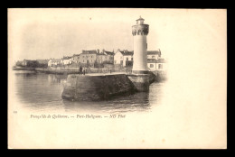 56 - QUIBERON - PORT HALIGUEN - LE PHARE - Quiberon