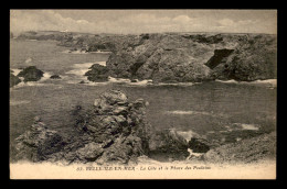 56 - BELLE-ILE-EN-MER - LA COTE ET LE PHARE DES POULAINS - Belle Ile En Mer