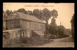 60 - CHAUMONT-EN-VEXIN - AVENUE DE LA GARE - HOTEL DE L'OUEST TENU PAR BINET ROUSSEAU - Chaumont En Vexin