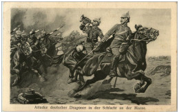 Angriff Deutscher Dragoner In Der Schlacht An Der Marne - Guerra 1914-18