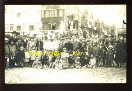 62 - BERCK - DEVANT LA FONTAINE - CARTE PHOTO ORIGINALE - Berck