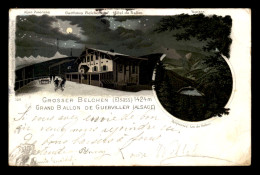 68 - GRAND BALLON DE GEBWILLER - HOTEL DU BALLON - CARTE LITHOGRAPHIQUE - CLAIR DE LUNE - Other & Unclassified