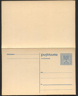 Postkarte Mit Antwort P263 Postfrisch Feinst 1923 Kat.20,00 € - Postkarten