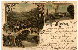 Gruss Aus Meran - Litho - Merano